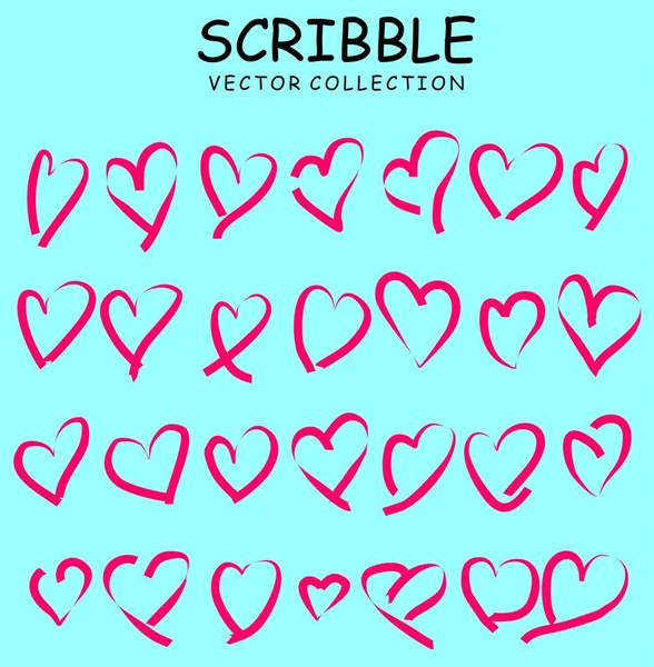 El çizimi mürekkep karalamaları.