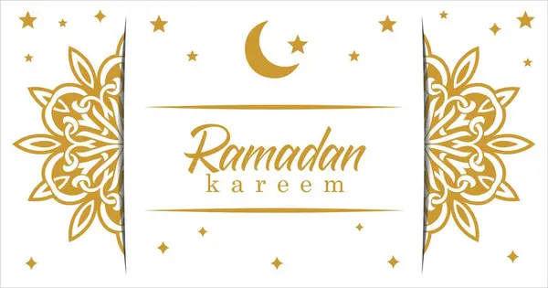 ramadan kareem İslami tebrik kartı arkaplan vektör illüstrasyonuName