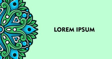 Çeşitli reklam ihtiyaçlarınız için vektör mandala tasarımı, kartvizit tasarımları, afişler, web siteleri vs. için uygundur. yüksek çözünürlüklü EPS dosya biçimi