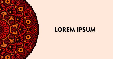 Çeşitli reklam ihtiyaçlarınız için vektör mandala tasarımı, kartvizit tasarımları, afişler, web siteleri vs. için uygundur. yüksek çözünürlüklü EPS dosya biçimi