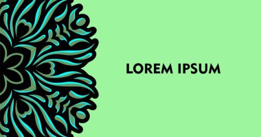 Çeşitli reklam ihtiyaçlarınız için vektör mandala tasarımı, kartvizit tasarımları, afişler, web siteleri vs. için uygundur. yüksek çözünürlüklü EPS dosya biçimi