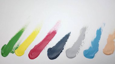 Soyut resim. Sanat süreci. Yaratıcı sanat eserleri. Güzel sanat dersleri. İlham perisi. Renkli yağlı boyalar.