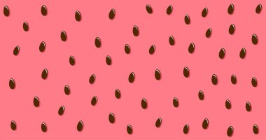 yaz arkaplanı parlak arkaplanda karpuz tohumlarıyla kusursuz desen