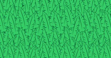 yeşil yapraklar arkaplan, vektörsüz desen