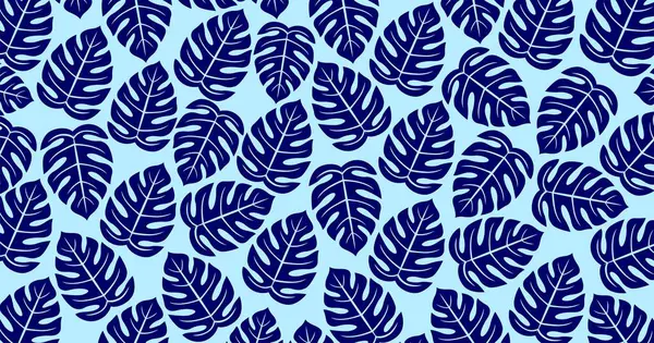 Tropikal yaprak Seamless Modeli.