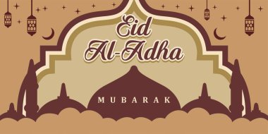 Kurban Bayramı Mübarek arkaplan tasarımı