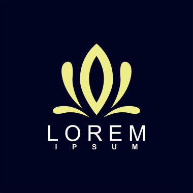 Yapraklı vektör logosu p. soyut logo tasarımı.