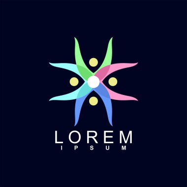 Vektör logosu tasarımı. soyut logo.