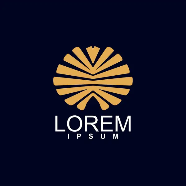 Şirket için logo tasarım şablonu. Modern tarz. vektör illüstrasyonu.