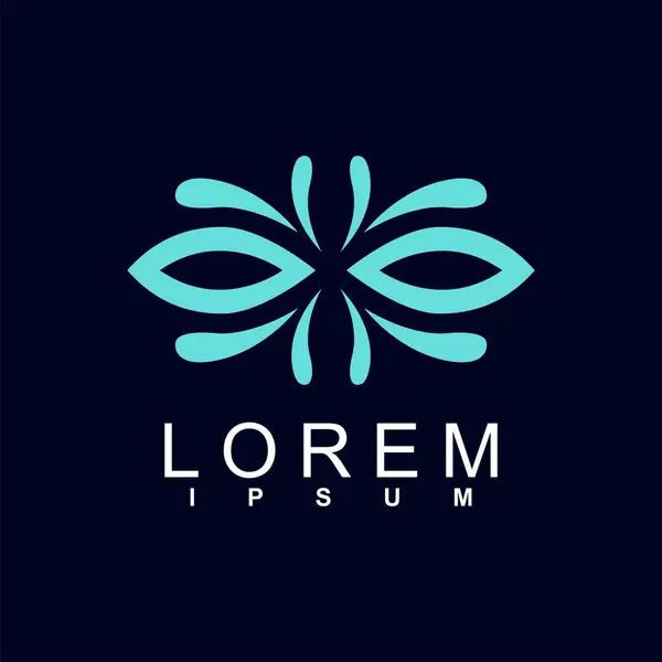 P harfi logo tasarım şablonu ögeleri