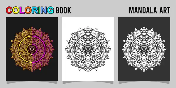 Mandala süsü. yuvarlak etnik model.