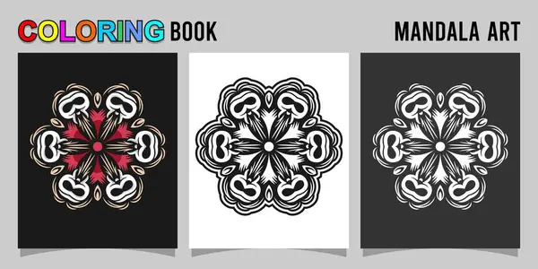 Bir dizi mandala deseni.