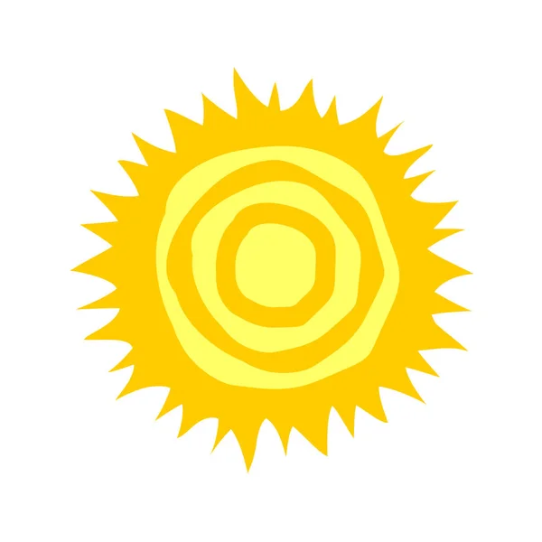 Креативный Дизайн Красивого Солнца — стоковый вектор