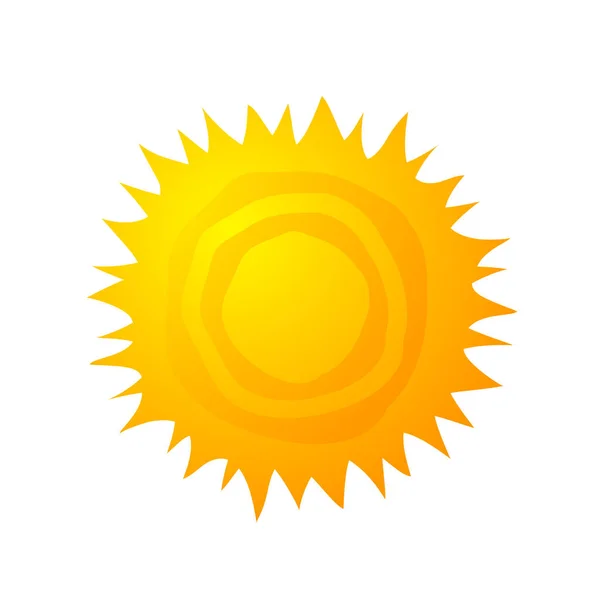 Tvůrčí Design Nápaditého Slunce — Stockový vektor