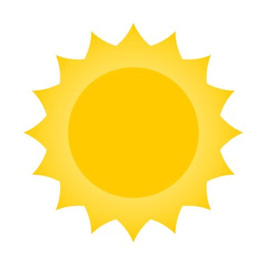 Güneş simgesi tasarımı