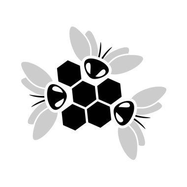 Bal peteğinin yaratıcı tasarımı güzel bir sembol