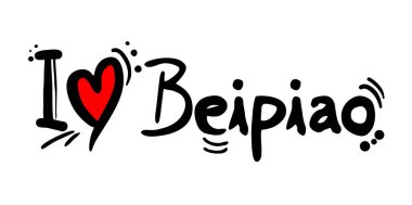 Beipiao aşk mesajının yaratıcı tasarımı