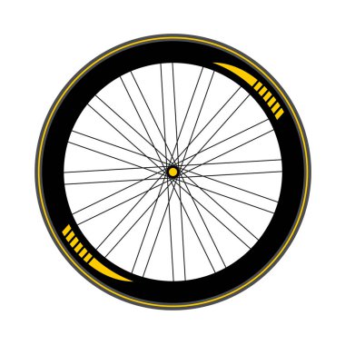 Road wheel illüstrasyonunun yaratıcı tasarımı