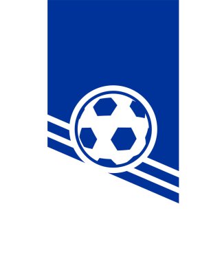 Futbol afişinin yaratıcı tasarımı 