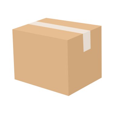 Kutu illüstrasyonunun yaratıcı tasarımı