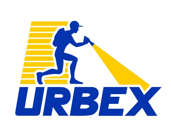 Δημιουργικός Σχεδιασμός Του Εικονιδίου Urbex — Διανυσματικό Αρχείο