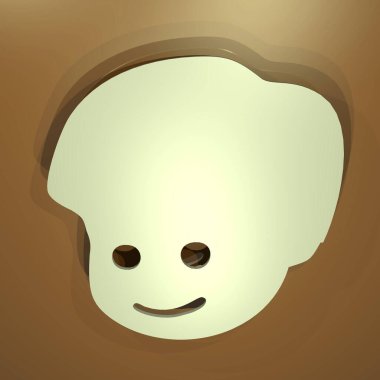 Mutlu çocuk yüzünün NIce görüntüsü