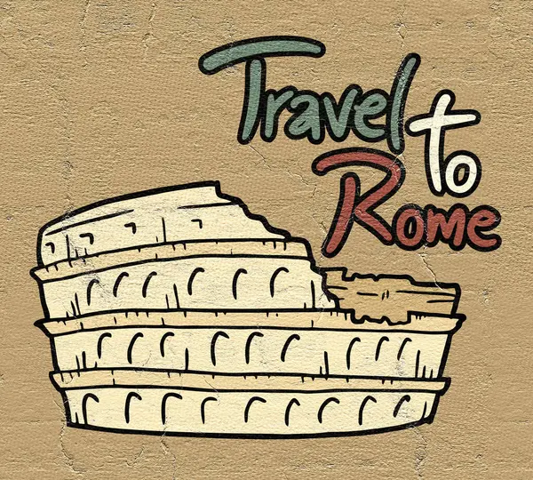 Nice Obraz Podróży Rzymu Wiadomość — Zdjęcie stockowe