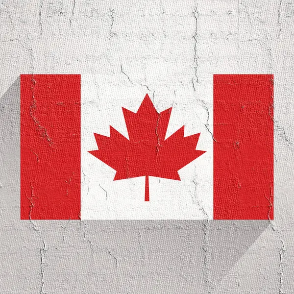 Nice Image Canada Flag Icon — Stock Photo, Image