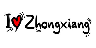 Çin 'in ZhongHsiang şehrinde aşk mesajı
