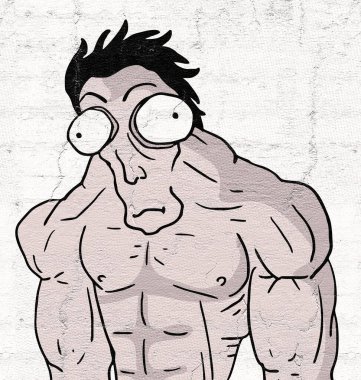 Kas jimnastikçisinin güzel görüntüsü.