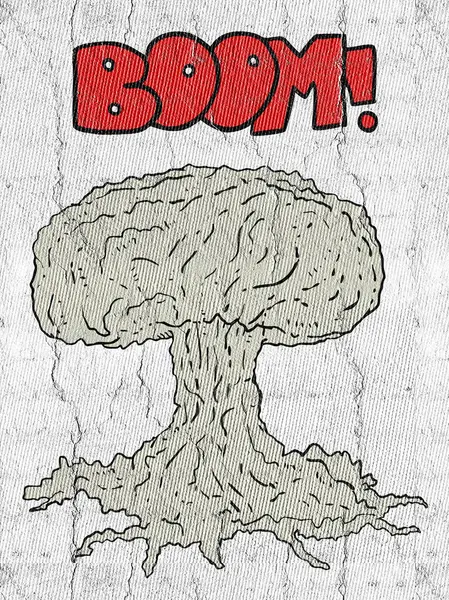Fin Bild Atombomb — Stockfoto