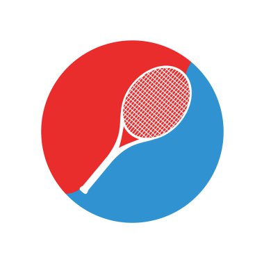 Çember tenis sembolünün yaratıcı tasarımı