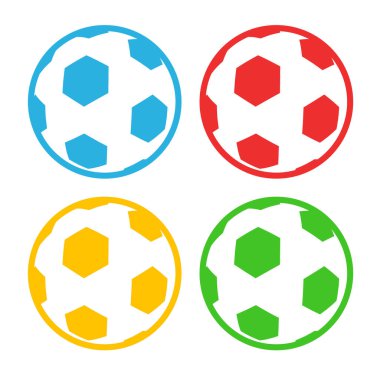 Futbol topunun yaratıcı tasarımı