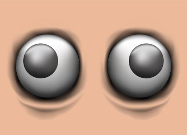 Çılgın göz çiziminin yaratıcı tasarımı