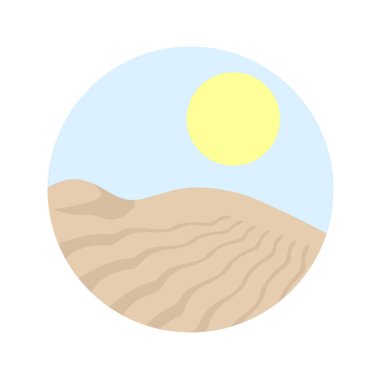 Çöl dairesi çiziminin yaratıcı tasarımı