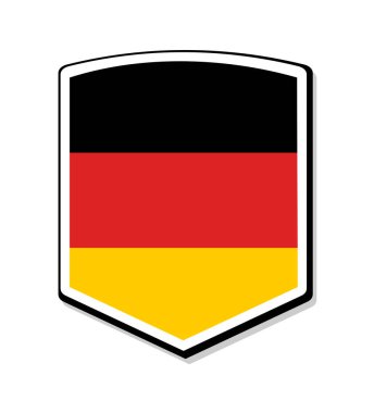 Almanya bayrak simgesinin yaratıcı tasarımı