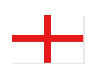 İngiltere bayrak illüstrasyonunun yaratıcı tasarımı