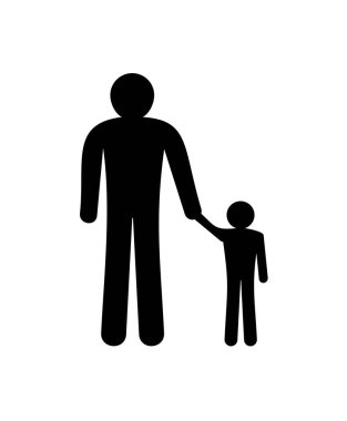 Baba ve oğul ikonunun yaratıcı tasarımı