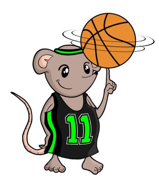 Küçük farelerin oyun sepetinin yaratıcı tasarımı