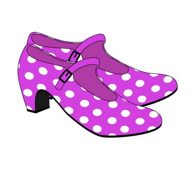 Polka ayakkabısının yaratıcı tasarımı