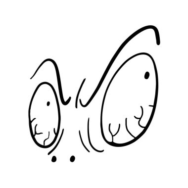 Asilerin göz çizimlerinin yaratıcı tasarımı