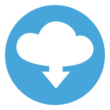 Bulut indirme simgesinin yaratıcı tasarımı