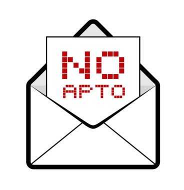 İspanyolca uygun olmayan bir mesaj içeren yaratıcı zarf tasarımı