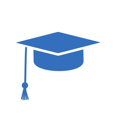 Mezuniyet şapkası simgesinin yaratıcı tasarımı