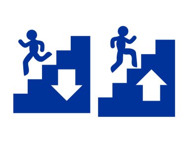 Merdivenlerden inip çıkmanın yaratıcı tasarımı