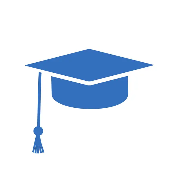 Creative Design Graduation Hat Icon – Stock-vektor