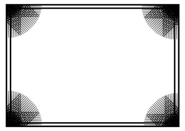 Kenarlık çerçevesinin yaratıcı tasarımı