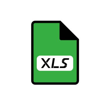 Xls dosya simgesinin yaratıcı tasarımı