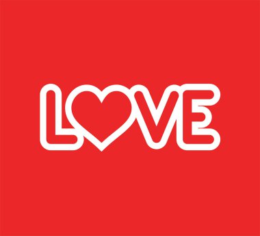 Güzel kalp simgesinin yaratıcı tasarımı