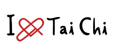 Tai Chi aşk ikonunun yaratıcı tasarımı